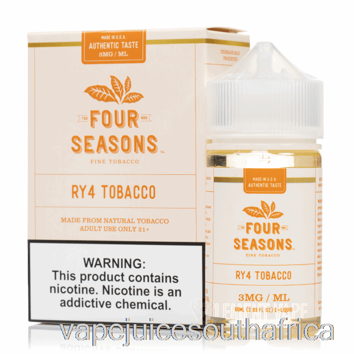 Vape Pods Ry4 Tobacco - Four Seasons - 60Ml 6Mg
